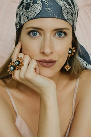 Gold and Metallic Grey Samba Ring