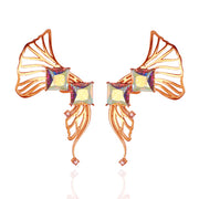 Iaira EarCuffs in Rose Gold with Pink Hues