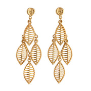 22K Yellow Gold Plated Golden Dipped Leaf